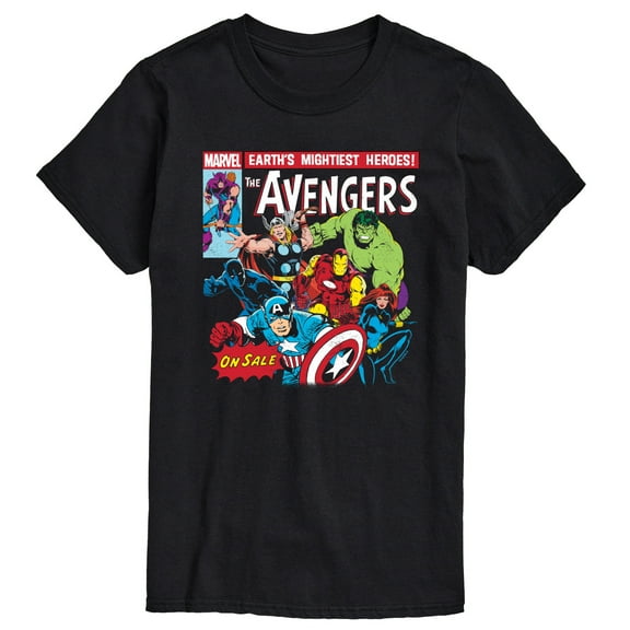 Marvel - Avengers Retro Comic - Men's Short Sleeve Graphic T-Shirt