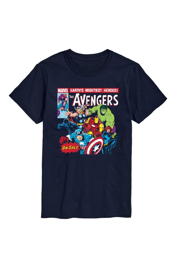 - Avengers Retro Comic - Men's Short Sleeve Graphic T-Shirt