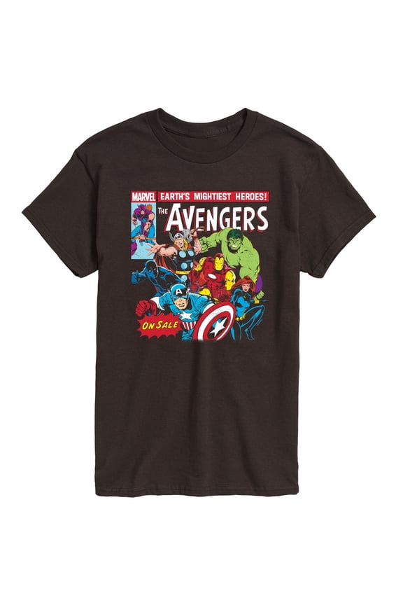 - Avengers Retro Comic - Men's Short Sleeve Graphic T-Shirt