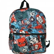 Marvel Avengers Retro Comic Strips All Over Print 16 Backpack