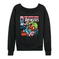 thumbnail image 1 of Marvel - Avengers Retro Comic - Women's French Terry Long Sleeve Pullover, 1 of 4