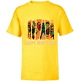 thumbnail image 1 of Marvel Avengers Retro Vintage Seventies Comic Happy New Year - Short Sleeve T-Shirt for Kids - Customized-Yellow, 1 of 5