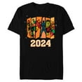 thumbnail image 1 of Marvel Avengers Retro Vintage Seventies Comic New Year 2024 - Short Sleeve Blended T-Shirt for Adults - Customized-Black, 1 of 5