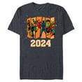 thumbnail image 1 of Marvel Avengers Retro Vintage Seventies Comic New Year 2024 - Short Sleeve Blended T-Shirt for Adults - Customized-Navy Heather, 1 of 5