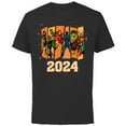 thumbnail image 1 of Marvel Avengers Retro Vintage Seventies Comic New Year 2024 - Short Sleeve Cotton T-Shirt for Adults - Customized-Black, 1 of 5