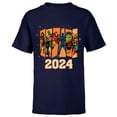 thumbnail image 1 of Marvel Avengers Retro Vintage Seventies Comic New Year 2024 - Short Sleeve T-Shirt for Kids - Customized-Navy, 1 of 5