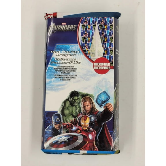 Marvel Avengers Rod Pocket Microfiber Drapes