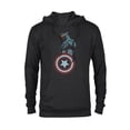 thumbnail image 1 of Marvel Avengers Sam Wilson Captain America Portrait - Pullover Hoodie for Adults - Customized-Black, 1 of 5