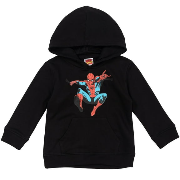 Marvel Avengers Spider-Man Big Boys Fleece Pullover Hoodie Toddler to Big Kid