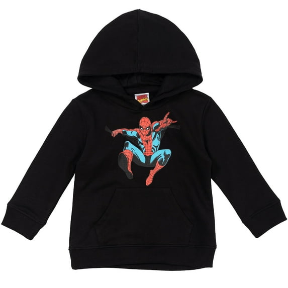 Marvel Avengers Spider-Man Big Boys Fleece Pullover Hoodie Toddler to Big Kid