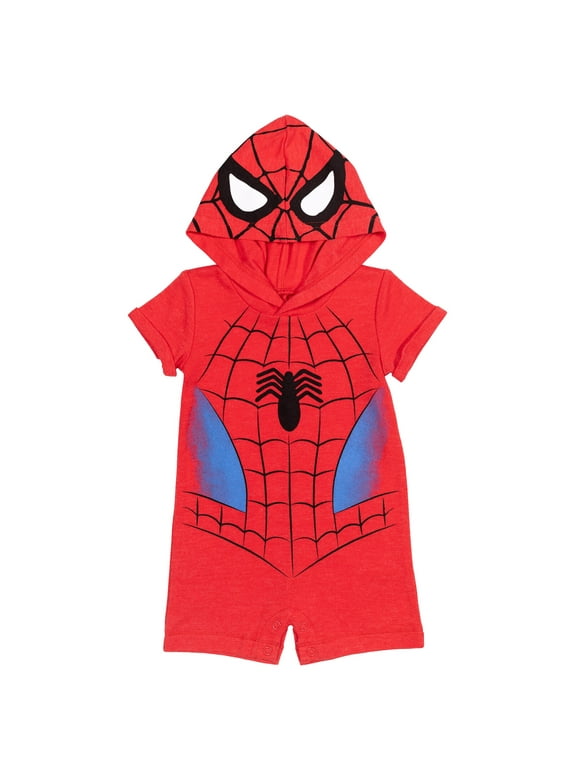 Marvel Avengers Spider-Man Cosplay Costume Romper Newborn to Toddler