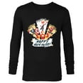 thumbnail image 1 of Marvel Avengers & Spider-Man Happy New Year Super Hero Style - Long Sleeve T-Shirt for Men - Customized-Black, 1 of 5