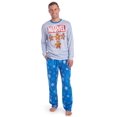 thumbnail image 1 of Marvel Avengers Spider-Man Iron Man Captain America Christmas Mens Pajama Shirt and Pants Sleep Set Adult, 1 of 5