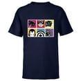 thumbnail image 1 of Marvel Avengers Spider-Man Super Hero Masks and Icons Retro - Short Sleeve T-Shirt for Kids - Customized-Navy, 1 of 5
