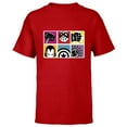 thumbnail image 1 of Marvel Avengers Spider-Man Super Hero Masks and Icons Retro - Short Sleeve T-Shirt for Kids - Customized-Red, 1 of 5