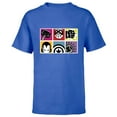 thumbnail image 1 of Marvel Avengers Spider-Man Super Hero Masks and Icons Retro - Short Sleeve T-Shirt for Kids - Customized-Royal, 1 of 5
