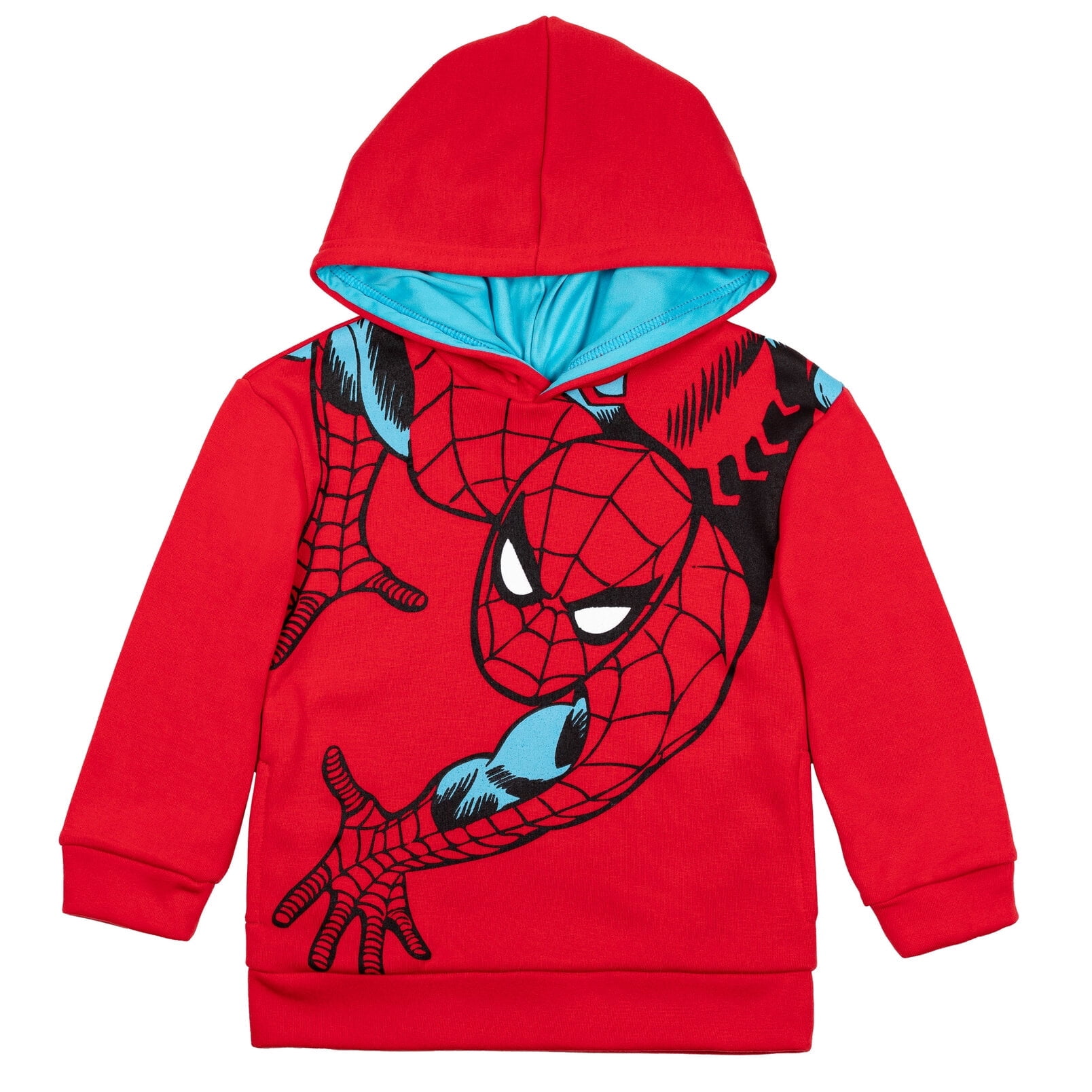 Marvel Avengers Spider-Man Toddler Boys Fleece Pullover Hoodie Toddler to Big Kid