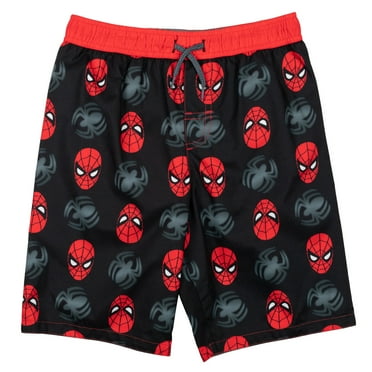 Marvel Avengers Spider-Man Toddler Boys Swim Trunks Bathing Suit Black 2T