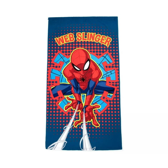 Marvel Avengers Spider-Man Web Slinger Bath Towel Bath Sponge Buddy Set