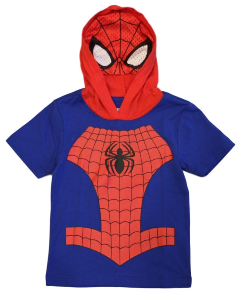 Marvel Avengers T-Shirt Für Jungen | Grau Mit Spider-Man & Hulk Comic-Collage | Kurzarm Superhelden Shirt | Offizielles Film Merchandise