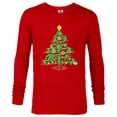 thumbnail image 1 of Marvel Avengers Super Hero Christmas Tree Holiday - Long Sleeve T-Shirt for Men – Customized-New Red, 1 of 5