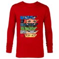 thumbnail image 1 of Marvel Avengers Super Hero Eyes - Long Sleeve T-Shirt for Men - Customized-New Red, 1 of 5