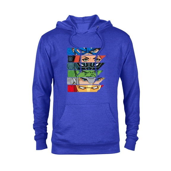 Marvel Avengers Super Hero Eyes - Pullover Hoodie for Adults - Customized-Royal