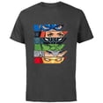 thumbnail image 1 of Marvel Avengers Super Hero Eyes - Short Sleeve Cotton T-Shirt for Adults - Customized-Charcoal, 1 of 5