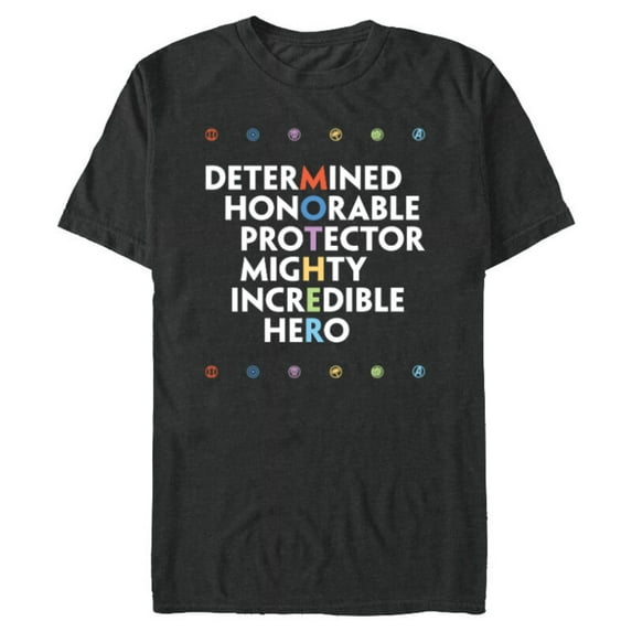 Marvel Avengers Super Hero Mother's Day - Short Sleeve Blended T-Shirt for Adults - Customized-Dark Heather