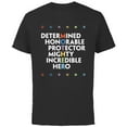 thumbnail image 1 of Marvel Avengers Super Hero Mother's Day - Short Sleeve Cotton T-Shirt for Adults - Customized-Black, 1 of 5
