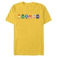 thumbnail image 1 of Marvel Avengers Super Heroes Toony Easter Eggs - Short Sleeve Blended T-Shirt for Adults - Customized-Yellow, 1 of 5