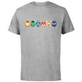 thumbnail image 1 of Marvel Avengers Super Heroes Toony Easter Eggs - Short Sleeve Cotton T-Shirt for Adults - Customized-Athletic Heather, 1 of 5