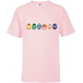 thumbnail image 1 of Marvel Avengers Super Heroes Toony Easter Eggs - Short Sleeve T-Shirt for Kids - Customized-Soft Pink, 1 of 5