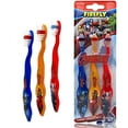 thumbnail image 1 of Marvel Avengers Superheroes Soft Bristle Manual Toothbrush Value Set 3 Count, Kids Friendly Designed Grip, Perfect Gifts for Boys Girls by Firefly (Style May Vary), 1 of 6