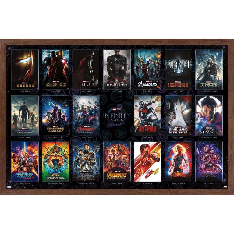 Marvel Avengers: The Infinity Saga - One Sheet Grid Wall Poster