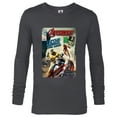 thumbnail image 1 of Marvel Avengers The Infinity Saga Retro Comic Cover - Long Sleeve T-Shirt for Men - Customized-Charcoal Heather, 1 of 5