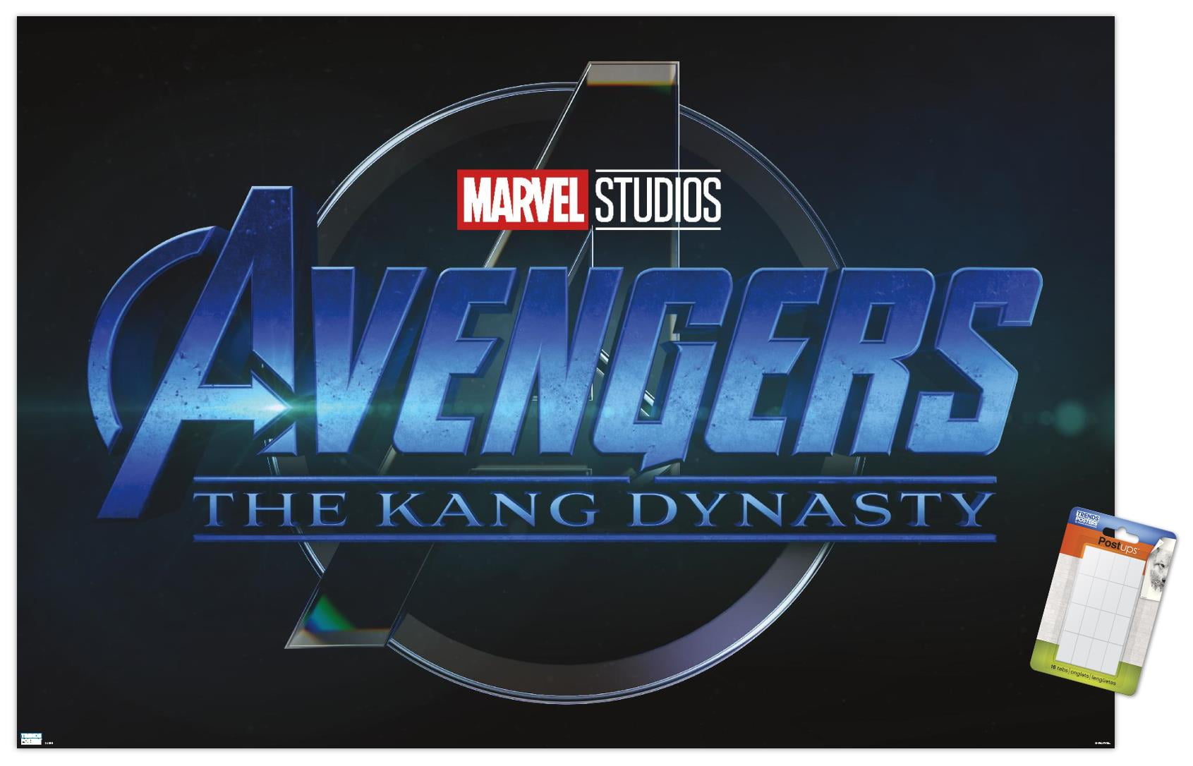 Marvel Avengers: The Kang Dynasty - Logo Wall Poster, 14.725 x 22.375  Framed 