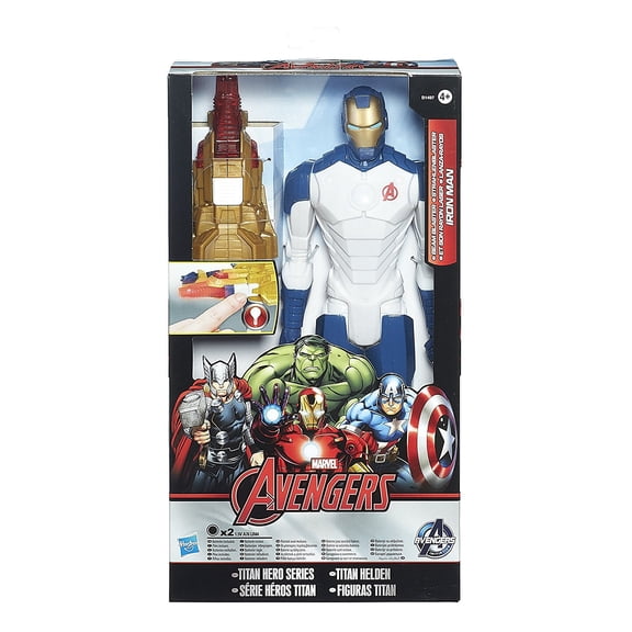 Marvel Avengers Titan Hero Series Beam Blaster Iron Man Figure