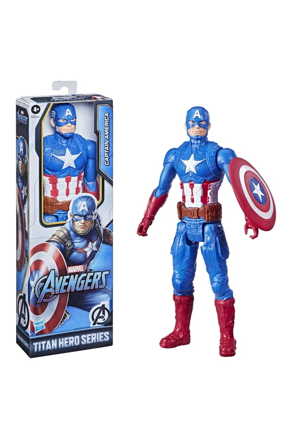 Avengers Titan Hero Series Blast Gear Captain America Action Figure