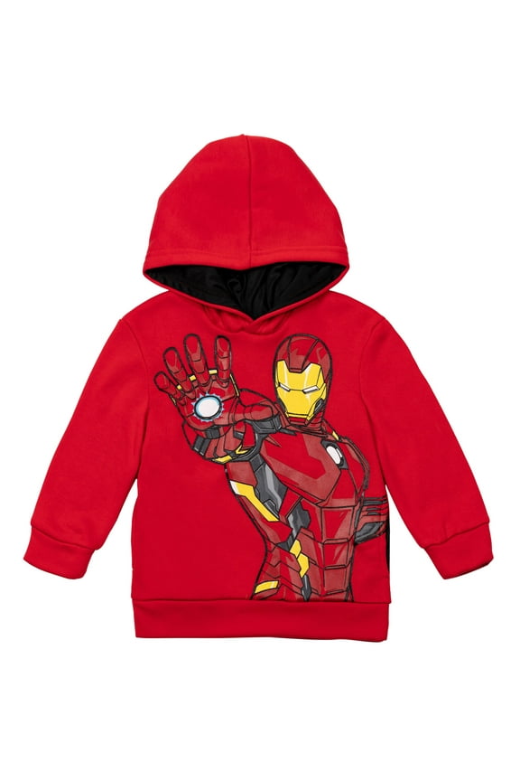 Avengers Toddler Boys Fleece Pullover Hoodie Iron Man 3T