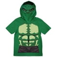 thumbnail image 1 of Marvel Avengers Toddler Boys' Hulk Hooded Tee with Mask (4T), 1 of 2