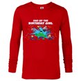 thumbnail image 1 of Marvel Avengers Toony Family Party Dad of the Birthday Girl - Long Sleeve T-Shirt for Men - Customized-New Red, 1 of 5