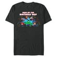thumbnail image 1 of Marvel Avengers Toony Family Party Mom of the Birthday Boy - Short Sleeve Blended T-Shirt for Adults - Customized-Dark Heather, 1 of 5
