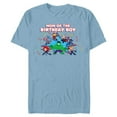 thumbnail image 1 of Marvel Avengers Toony Family Party Mom of the Birthday Boy - Short Sleeve Blended T-Shirt for Adults - Customized-Ocean Blue, 1 of 5