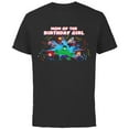 thumbnail image 1 of Marvel Avengers Toony Family Party Mom of the Birthday Girl - Short Sleeve Cotton T-Shirt for Adults - Customized-Black, 1 of 5