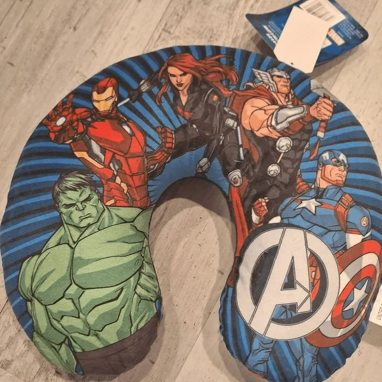 Marvel Avengers Travel Neck Pillow for Kids Traveling on Airplane Walmart