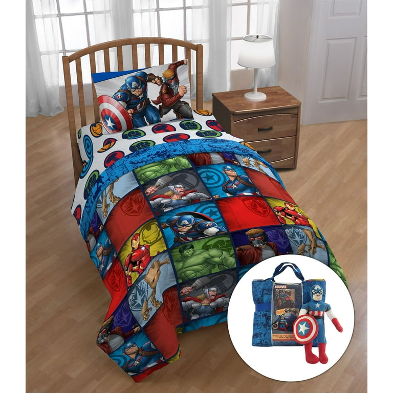 Avengers twin top bed sheets