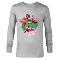 thumbnail image 1 of Marvel Avengers Valentine's Assemble - Long Sleeve T-Shirt for Men - Customized-Athletic Heather, 1 of 5