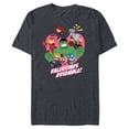 thumbnail image 1 of Marvel Avengers Valentine's Assemble - Short Sleeve Blended T-Shirt for Adults - Customized-Navy Heather, 1 of 5