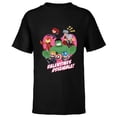 thumbnail image 1 of Marvel Avengers Valentine's Assemble - Short Sleeve T-Shirt for Kids - Customized-Black, 1 of 5